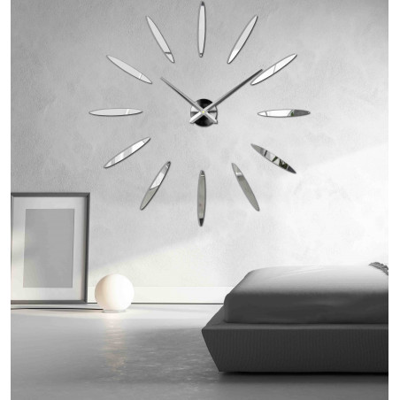 Stick-on wall clocks,luxury stent clocks,plastic clocks
