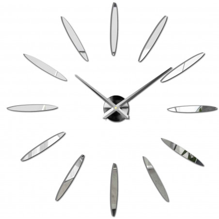 Stick-on wall clocks,luxury stent clocks,plastic clocks
