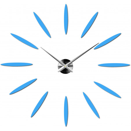 Stick-on wall clocks,luxury stent clocks,plastic clocks