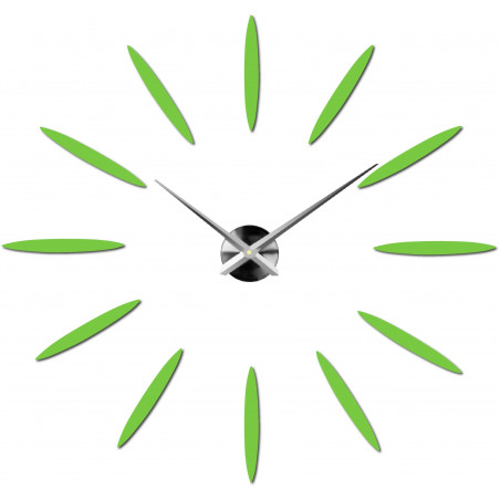 Stick-on wall clocks,luxury stent clocks,plastic clocks
