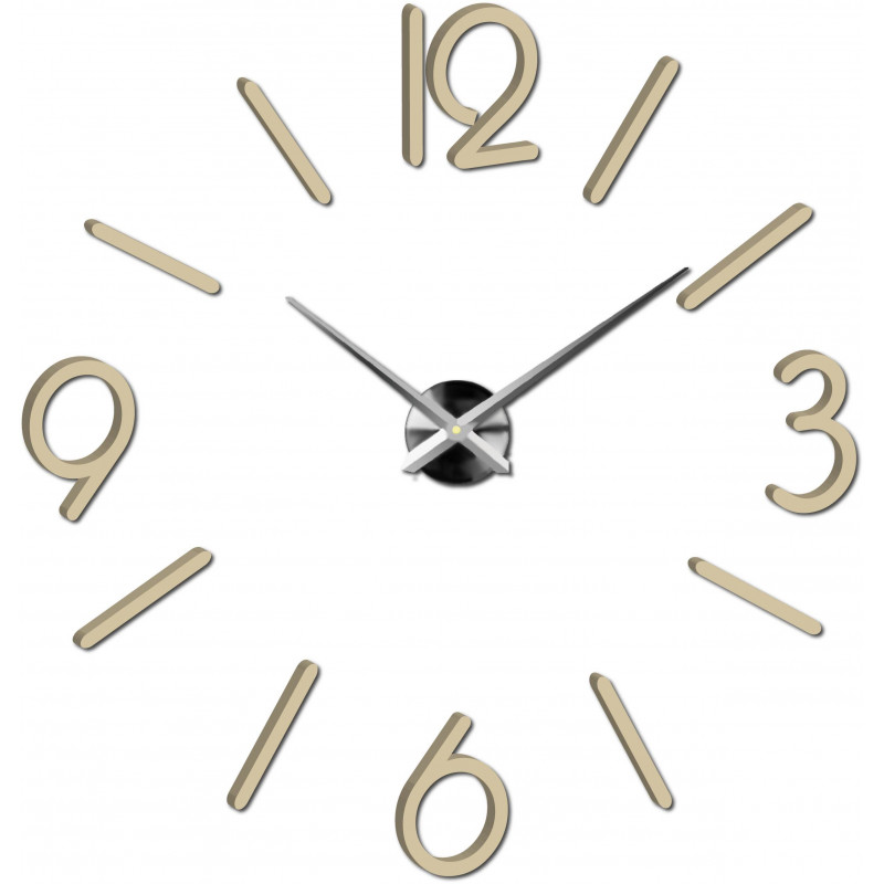 Stick-on wall clocks,luxury stent clocks,plastic clocks