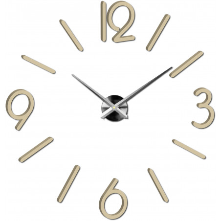 Stick-on wall clocks,luxury stent clocks,plastic clocks