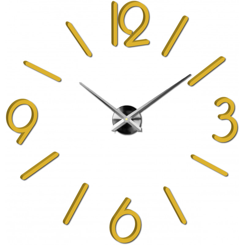 Stick-on wall clocks,luxury stent clocks,plastic clocks