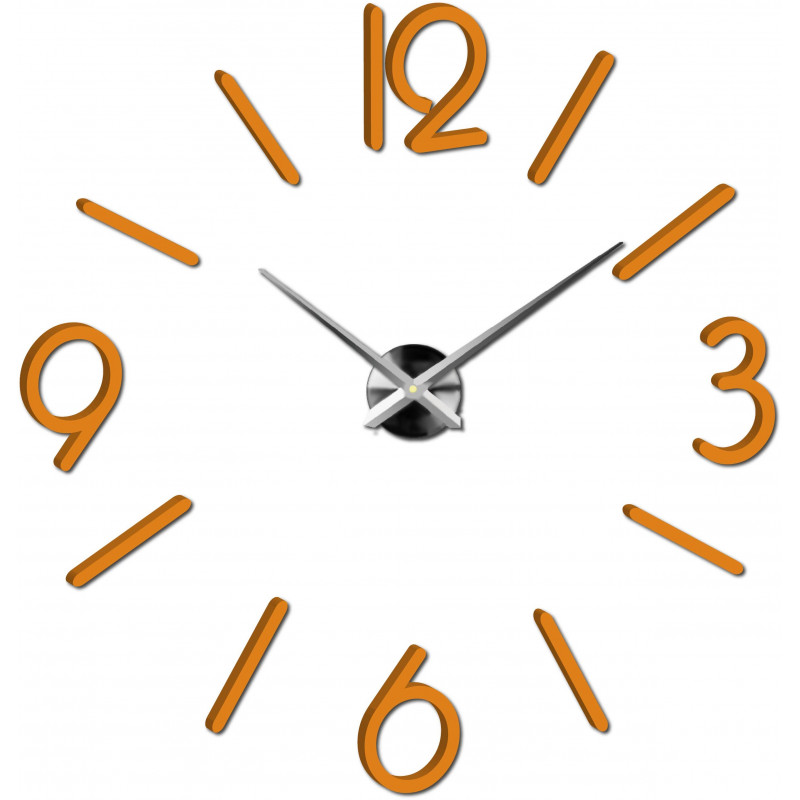 Stick-on wall clocks,luxury stent clocks,plastic clocks