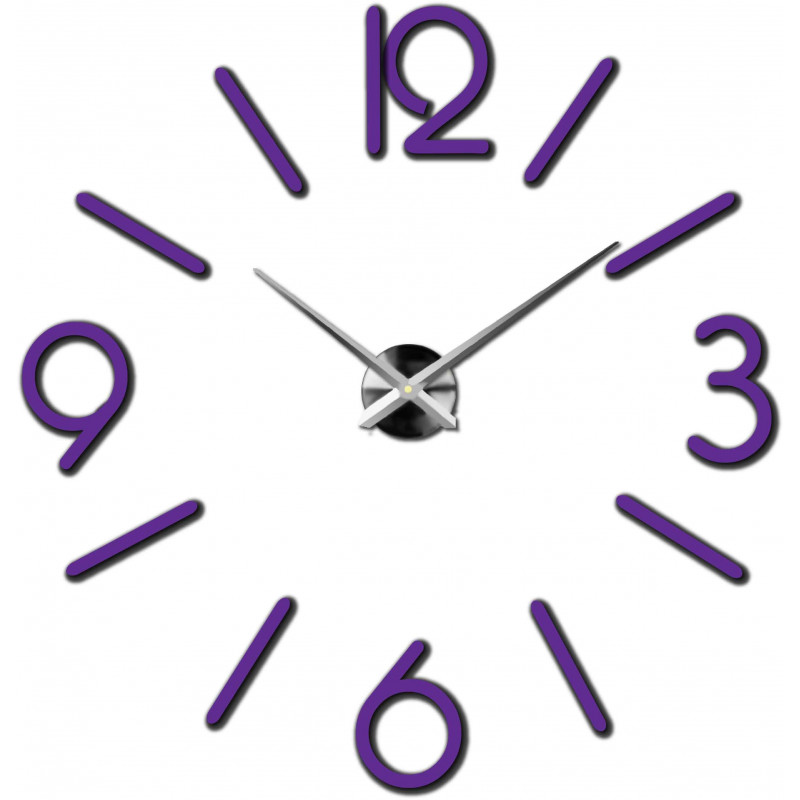 Stick-on wall clocks,luxury stent clocks,plastic clocks