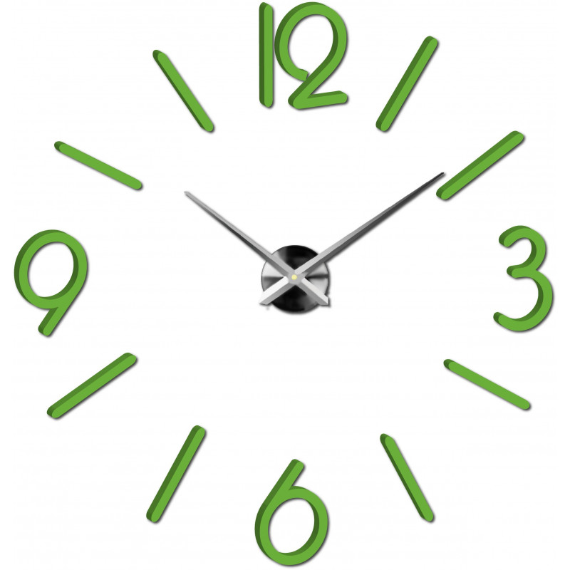 Stick-on wall clocks,luxury stent clocks,plastic clocks