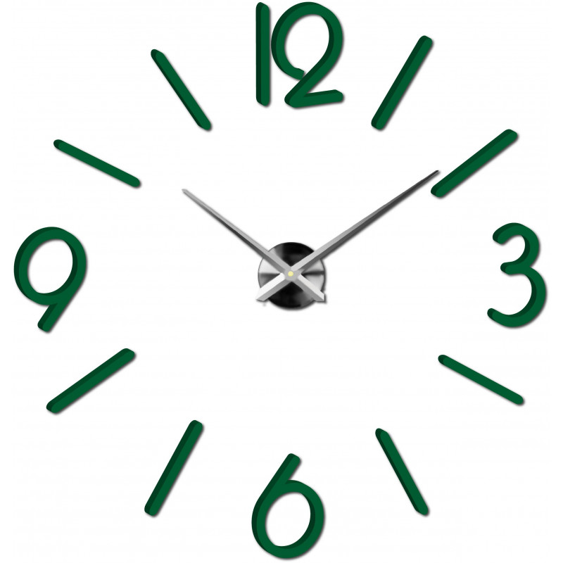Stick-on wall clocks,luxury stent clocks,plastic clocks