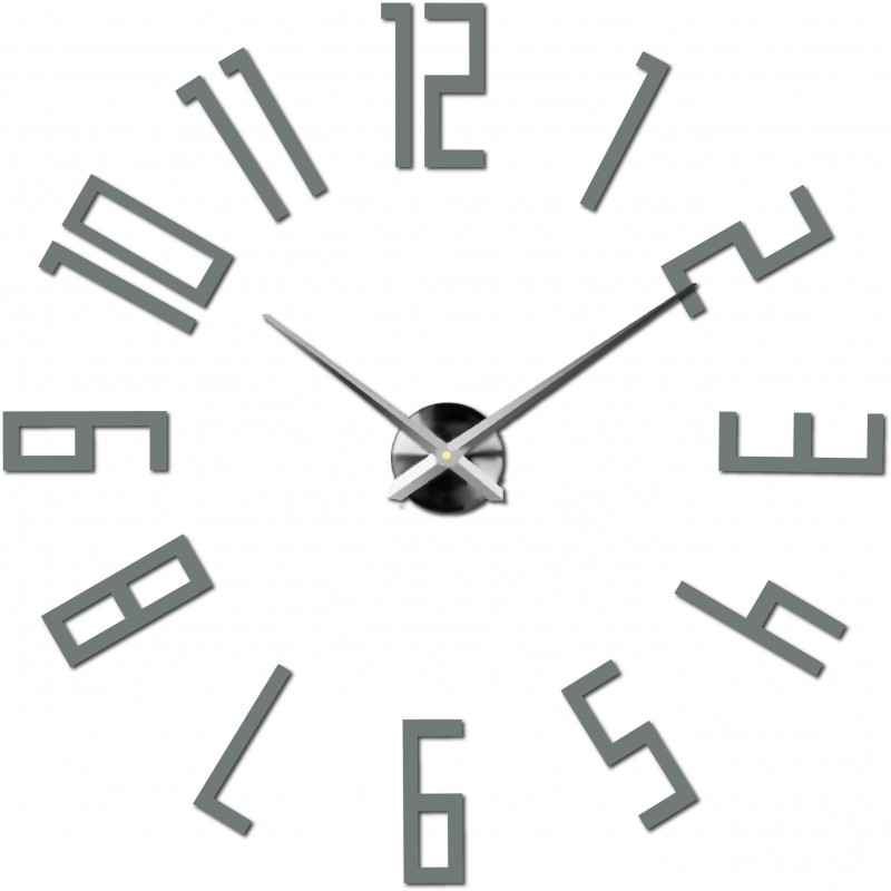 Adhesive wall clock, luxury wall clock, plastic clock