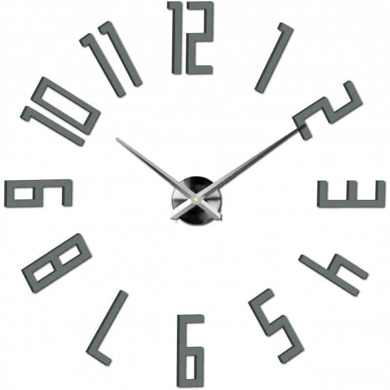 Adhesive wall clock, luxury wall clock, plastic clock