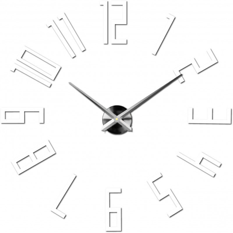 Adhesive wall clock, luxury wall clock, plastic clock