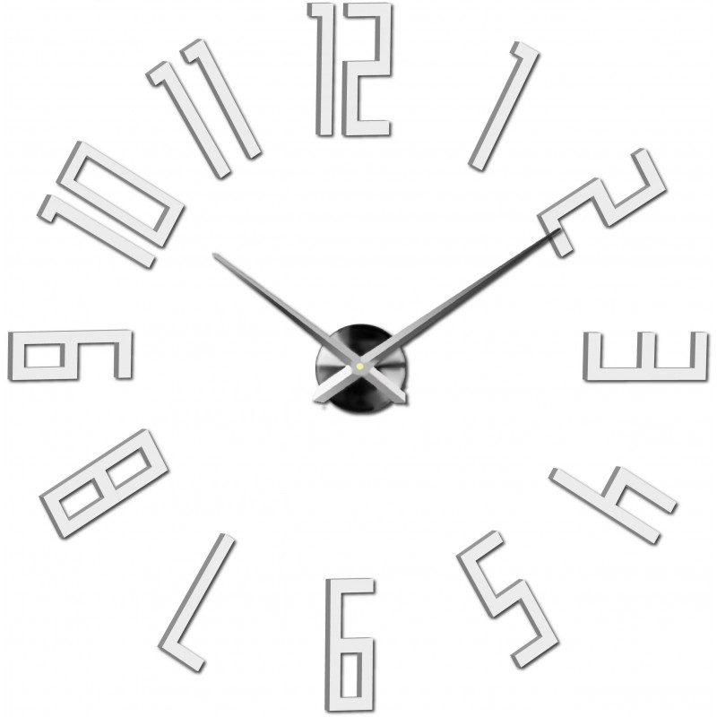 Adhesive wall clock, luxury wall clock, plastic clock