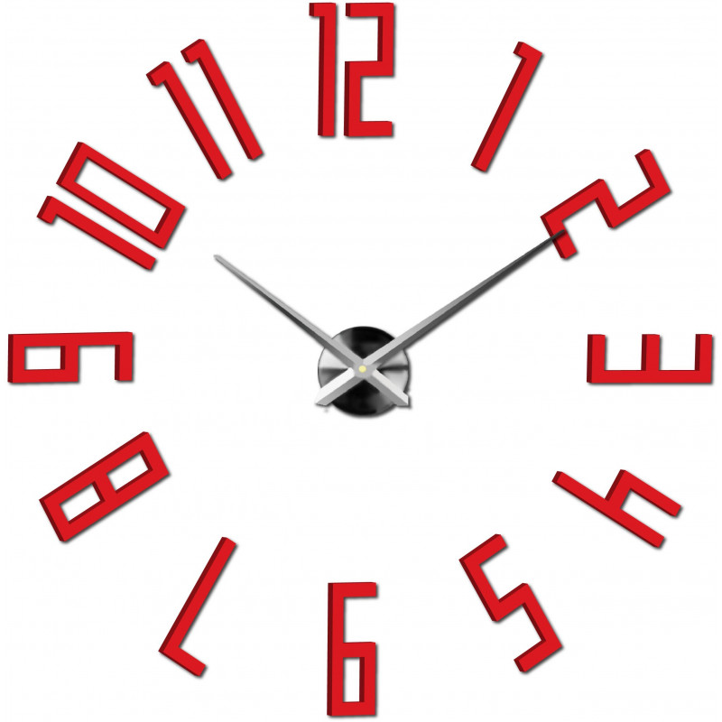 Adhesive wall clock, luxury wall clock, plastic clock