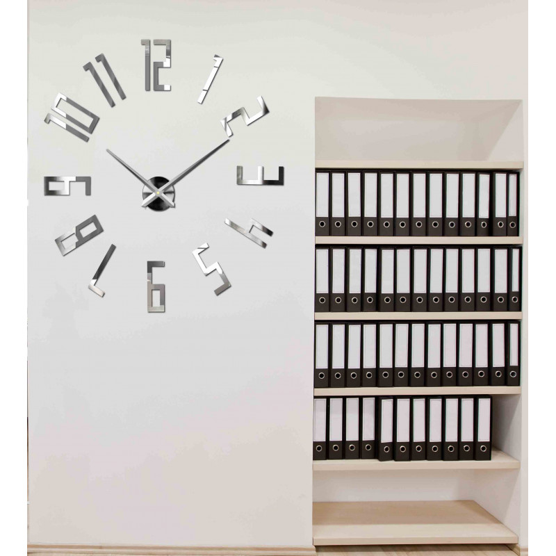 Adhesive wall clock, luxury wall clock, plastic clock