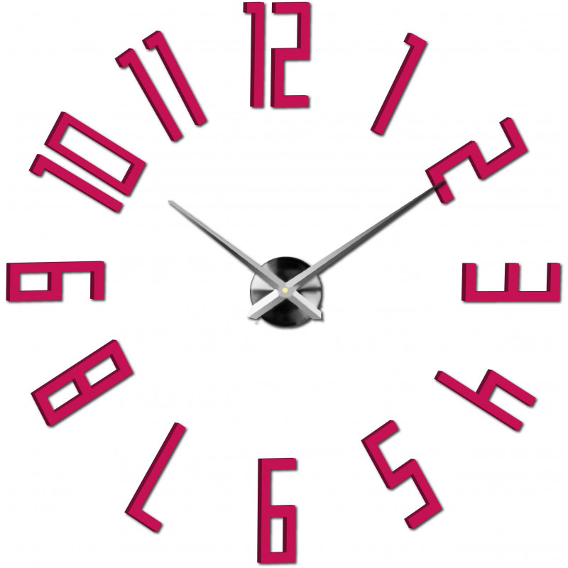 Adhesive wall clock, luxury wall clock, plastic clock