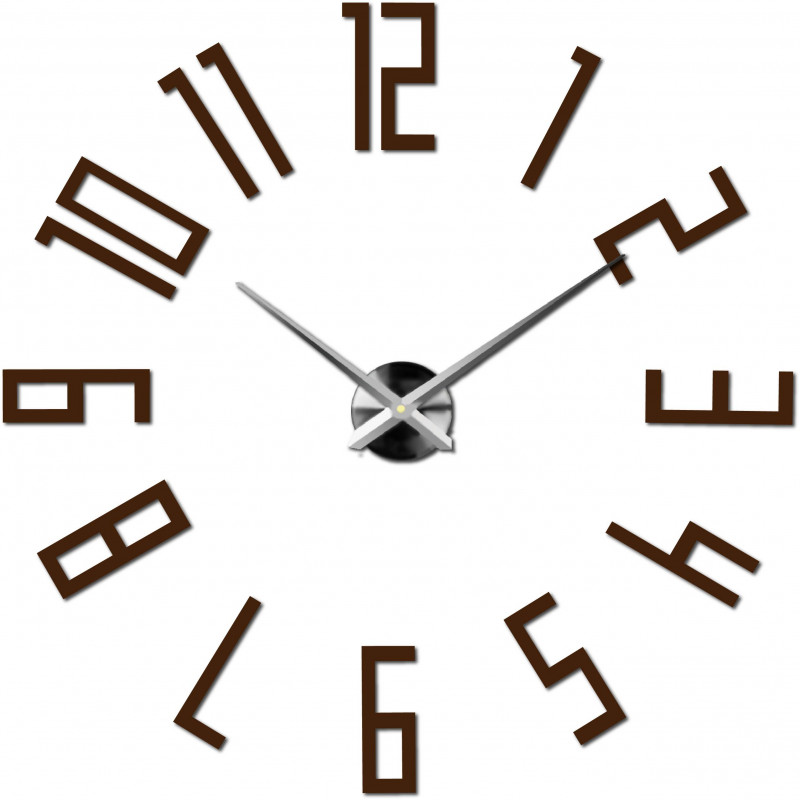 Adhesive wall clock, luxury wall clock, plastic clock