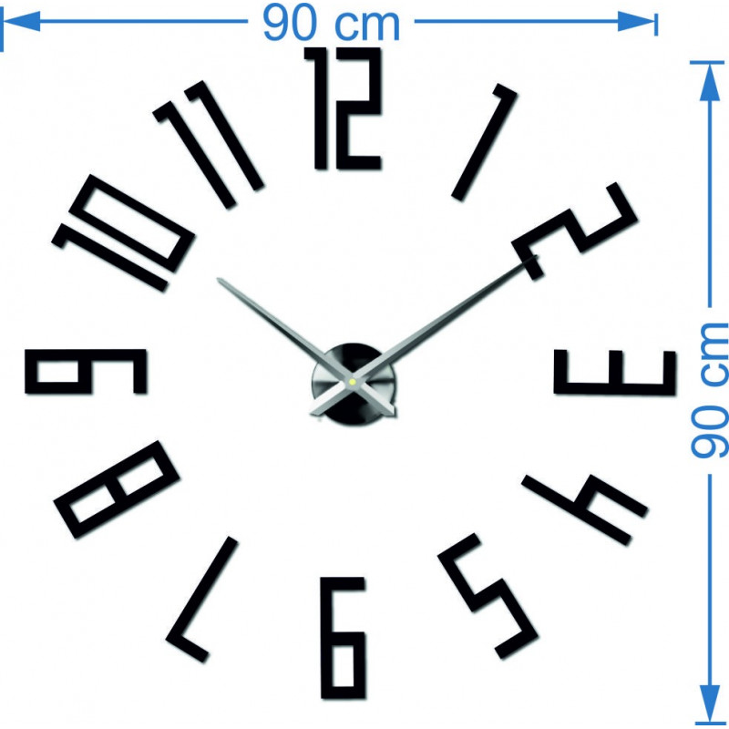 Dimensions of wall clocks, design wall clock
