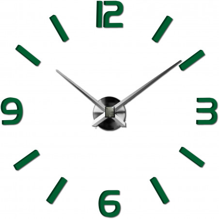 Stick-on wall clocks,luxury stent clocks,plastic clocks
