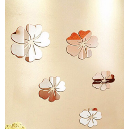 Decorative mirrors. Mirror wall sticker, as a picture or decoration, 3d acrylic sticker Decorative mirrors. Mirror wall sticker, as a picture or decoration, 3d acrylic sticker