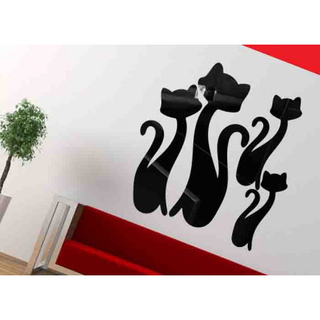 Decorative mirrors. Great 3D adhesive wall clock, modern 3D clock on the wall. Wall clock for the kitchen and the living room.on