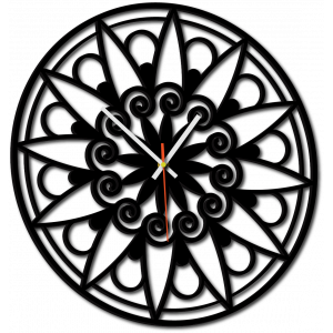 Modern Wall Clock, Wall Clock as a Gift, 3D Clock Mandala.