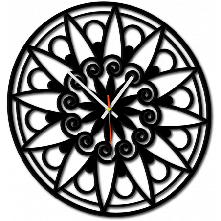 Modern Wall Clock, Wall Clock as a Gift, 3D Clock Mandala. Modern Wall Clock, Wall Clock as a Gift, 3D Clock Mandala.