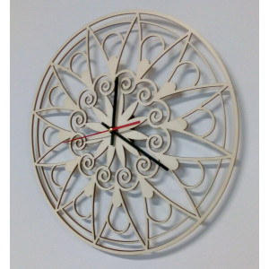 Modern Wall Clock, Wall Clock as a Gift, 3D Clock Mandala. 2