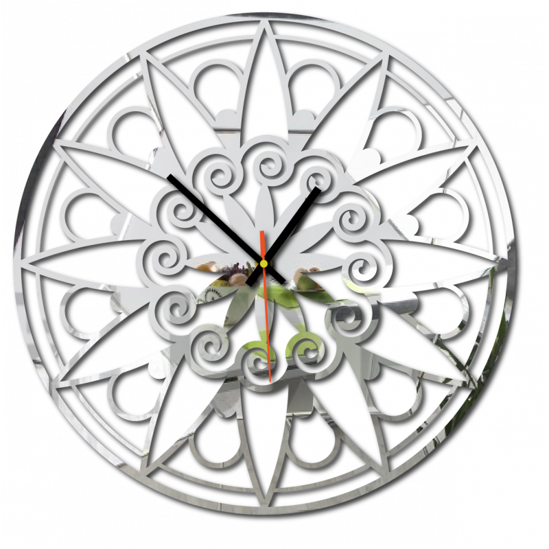 Modern Wall Clock, Wall Clock as a Gift, 3D Clock Mandala.