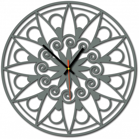 Modern Wall Clock, Wall Clock as a Gift, 3D Clock Mandala. Modern Wall Clock, Wall Clock as a Gift, 3D Clock Mandala.