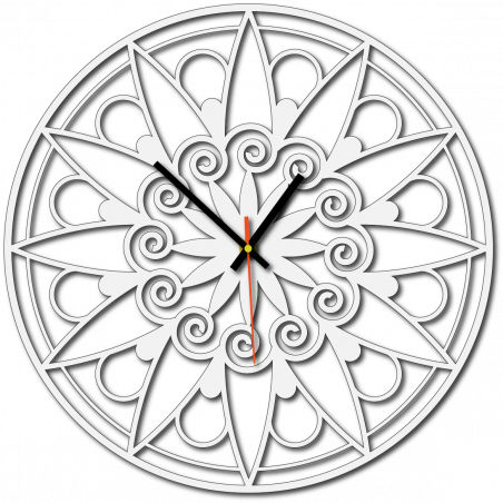 Modern Wall Clock, Wall Clock as a Gift, 3D Clock Mandala. Modern Wall Clock, Wall Clock as a Gift, 3D Clock Mandala.