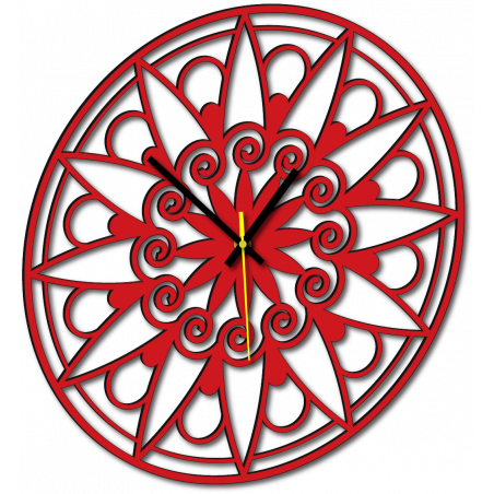 Modern Wall Clock, Wall Clock as a Gift, 3D Clock Mandala. Modern Wall Clock, Wall Clock as a Gift, 3D Clock Mandala.