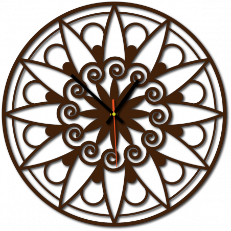 Modern Wall Clock, Wall Clock as a Gift, 3D Clock Mandala. Modern Wall Clock, Wall Clock as a Gift, 3D Clock Mandala.