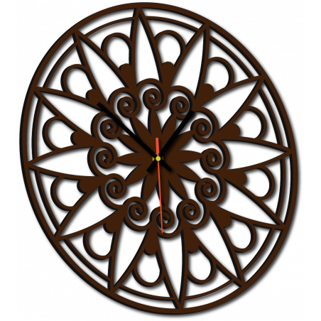 Modern Wall Clock, Wall Clock as a Gift, 3D Clock Mandala. Modern Wall Clock, Wall Clock as a Gift, 3D Clock Mandala.