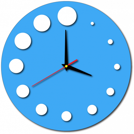 Design wall clock for living room, kitchen, kids room. Wall clock as a gift.