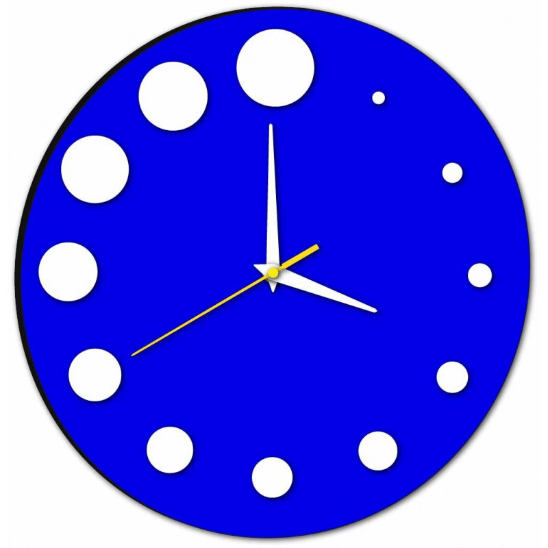 Design wall clock for living room, kitchen, kids room. Wall clock as a gift.