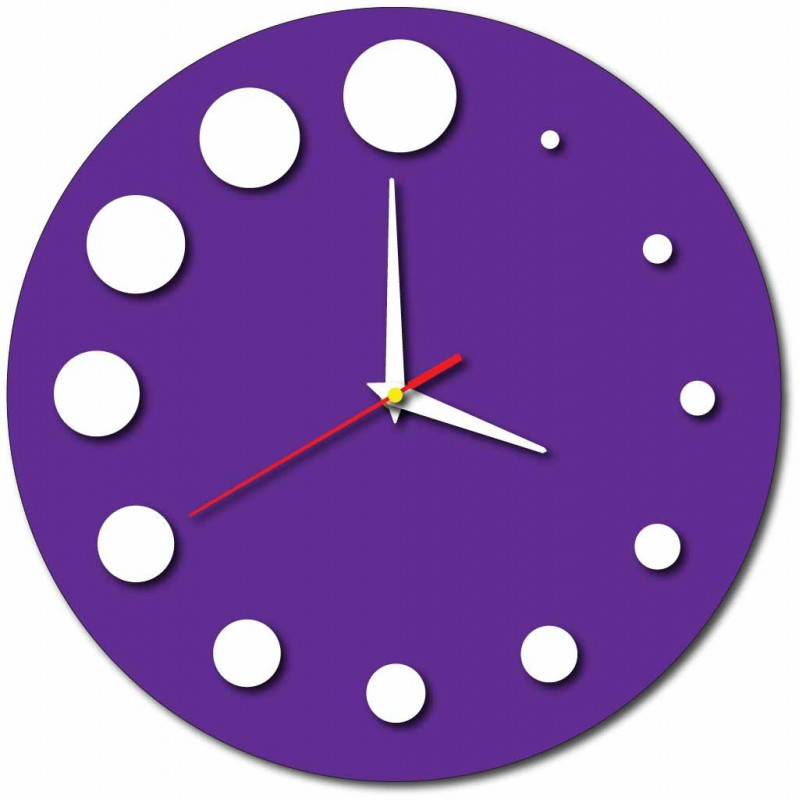 Design wall clock for living room, kitchen, kids room. Wall clock as a gift.