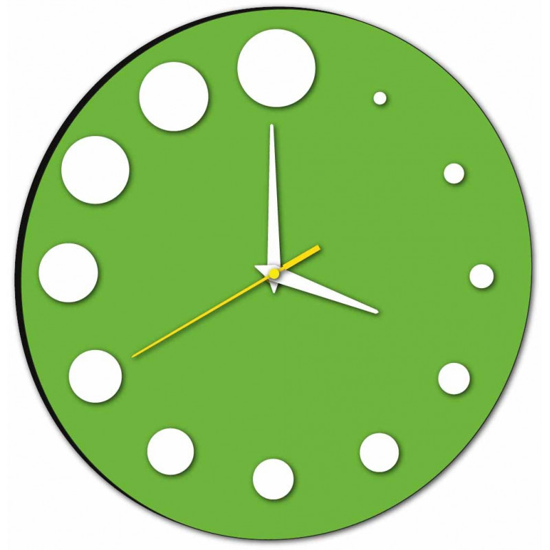 Design wall clock for living room, kitchen, kids room. Wall clock as a gift.