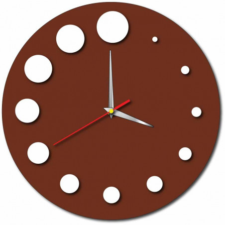 Design wall clock for living room, kitchen, kids room. Wall clock as a gift.