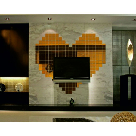 Decorative mirrors. Great 3D adhesive wall clock, modern 3D clock on the wall. Wall clock for the kitchen and the living room.on