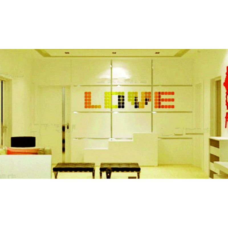 Decorative mirrors. Mirror wall sticker, as a picture or decoration, 3d acrylic sticker