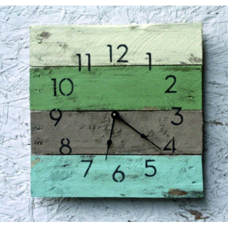 Wooden wall clock , wood clock , big clock