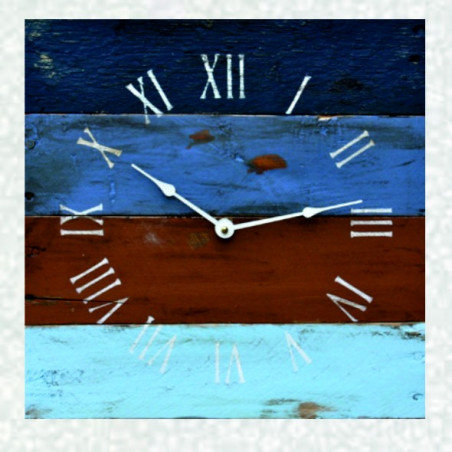Wooden wall clock , wood clock , big clock