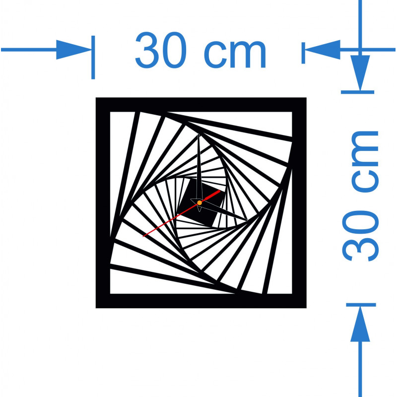 Dimensions of wooden wall clocks, vintage wall clocks, retro decoration