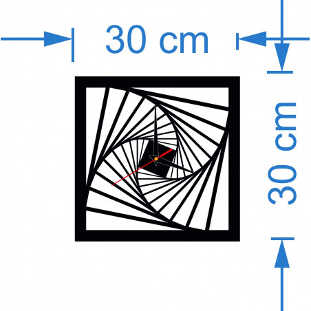 Dimensions of wooden wall clocks, vintage wall clocks, retro decoration