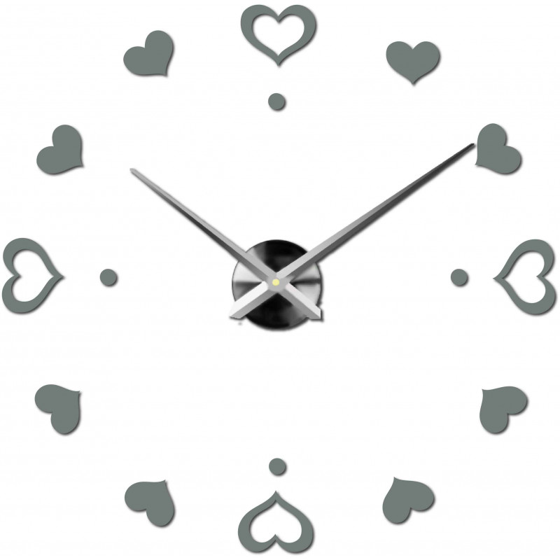 Adhesive wall clock, luxury wall clock, plastic clock