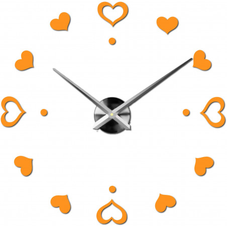 Adhesive wall clock, luxury wall clock, plastic clock