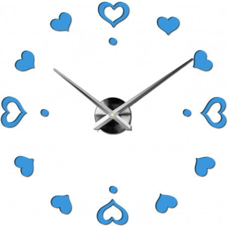 Adhesive wall clock, luxury clock on stent, plastic clock