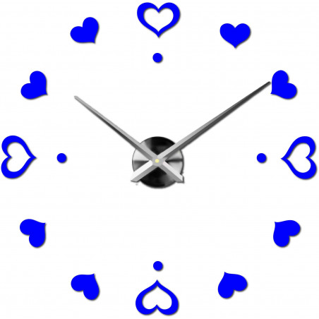 Adhesive wall clock, luxury clock on stent, plastic clock