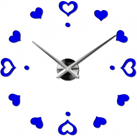 Adhesive wall clock, luxury clock on stent, plastic clock