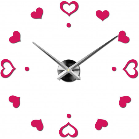 Adhesive wall clock, luxury wall clock, plastic clock