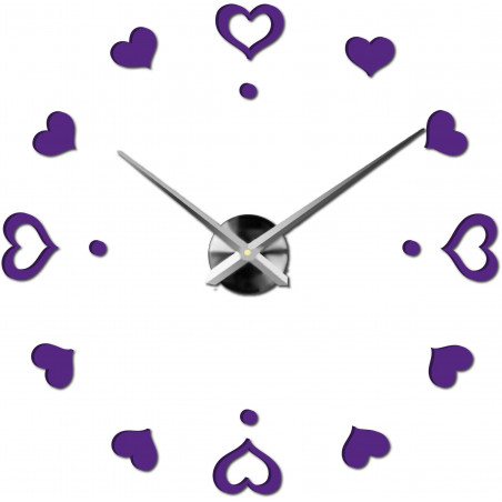 Adhesive wall clock, luxury clock on stent, plastic clock